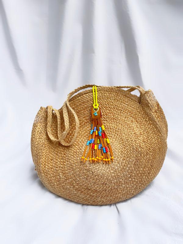 Imemoi Bag Charm Jellyfish Suede