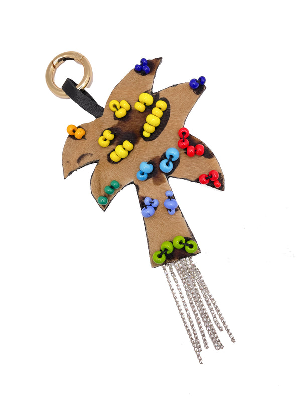 imemoi Bag Charm Palmitos Leopard