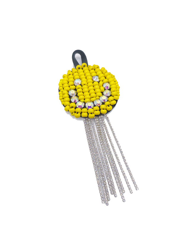 imemoi Bag Charm Smile Swarovski