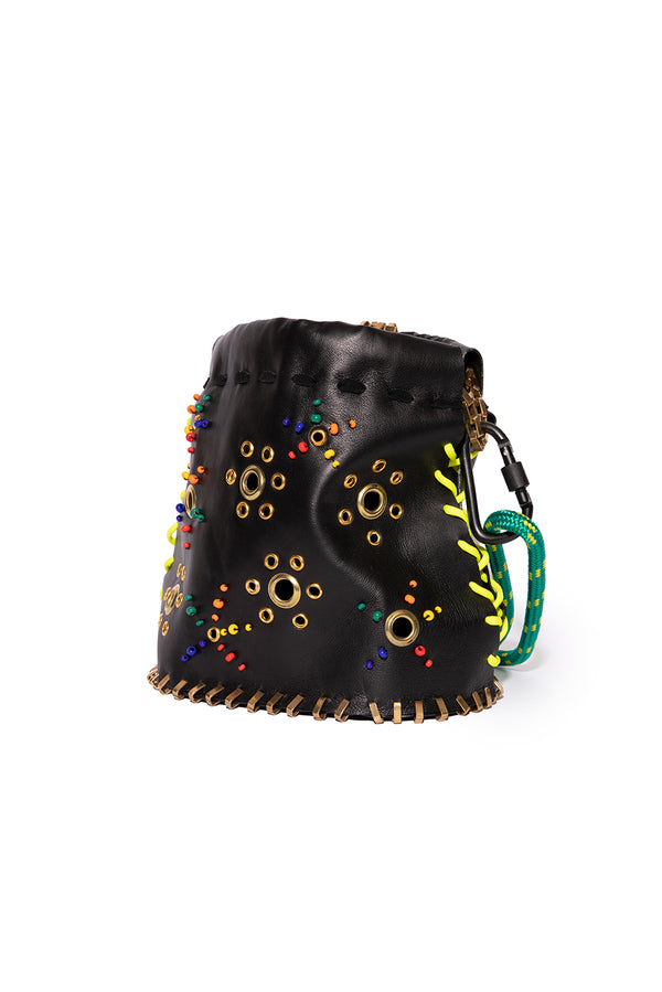 imemoi Teapot Large Black Rainbow Eyelets