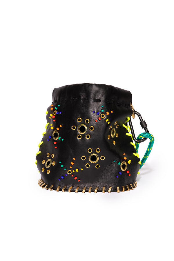 imemoi Teapot Large Black Rainbow Eyelets