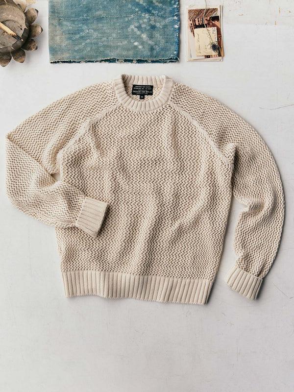 Imogene Willie Cascabel Open Weave Sweater In Natural