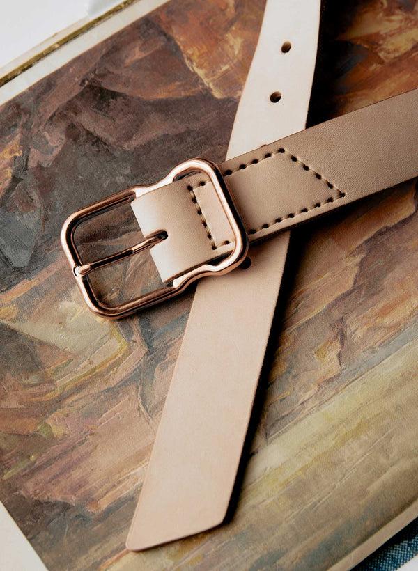 Imogene Willie Emil Erwin Signature Belt In Natural