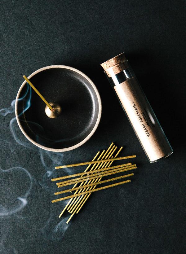 imogene willie hasami incense holder set with sandalwood