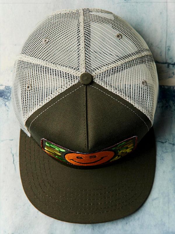 Imogene Willie I+w X Billy Strings "smiley" Trucker In Olive