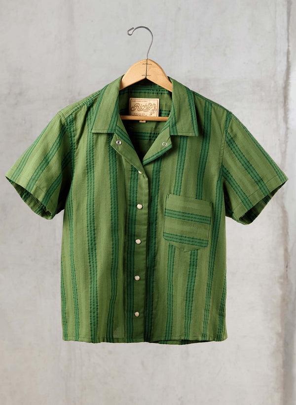 Imogene Willie I+w X Richter Goods Jacquard Stripe Pearl Snap