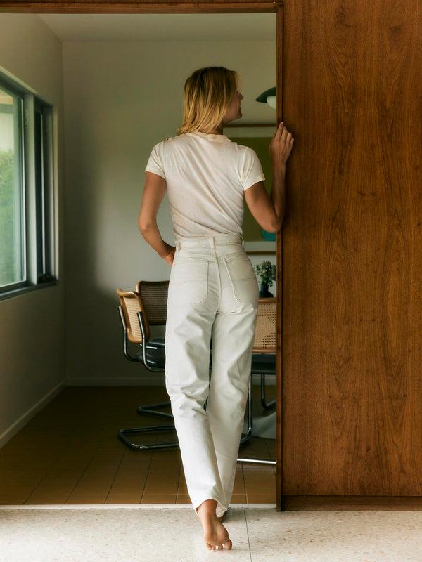 Imogene Willie Augusta Washed White Canvas