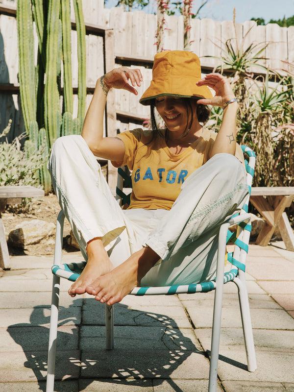 Imogene Willie Baker Striped Trouser In White