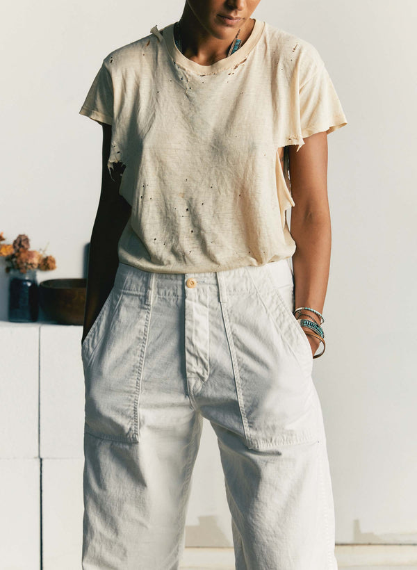 Imogene Willie Blake Military Trouser In White