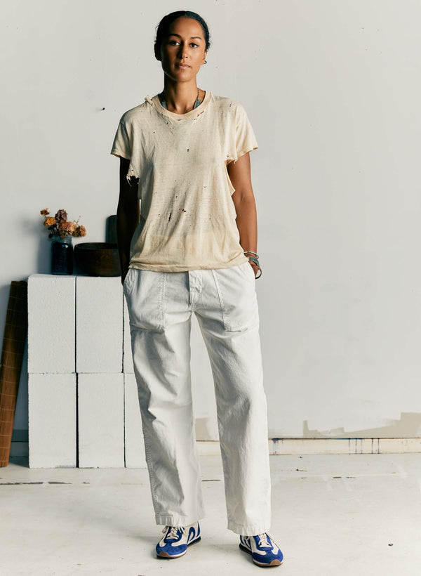 Imogene Willie Blake Military Trouser In White