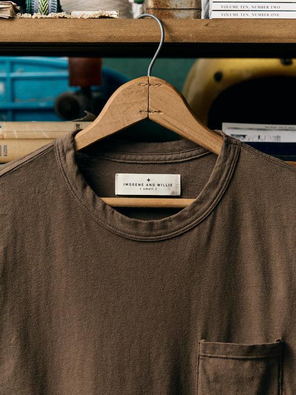 Imogene Willie Brown Knit Pocket Tee