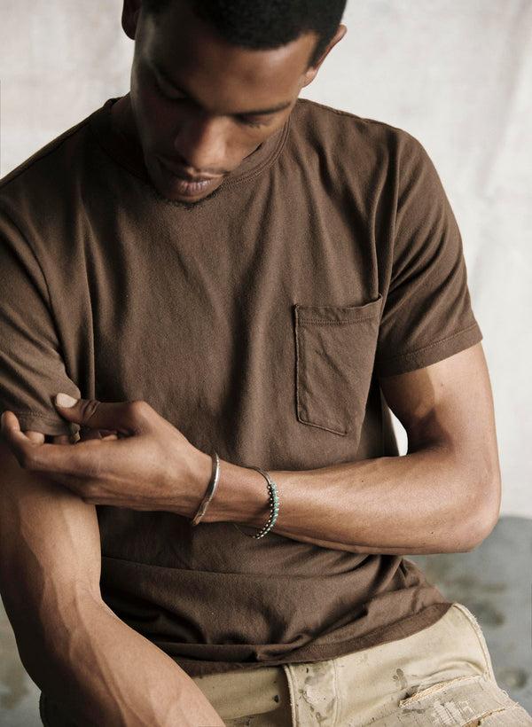 Imogene Willie Brown Knit Pocket Tee