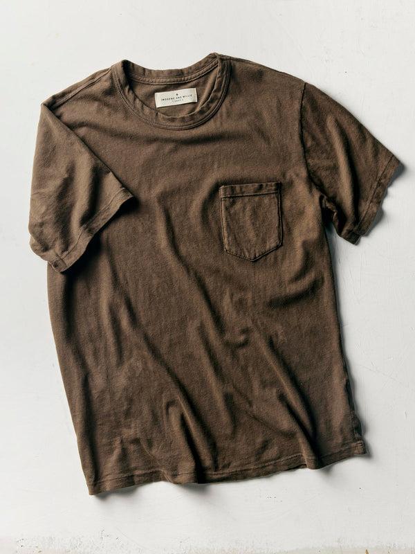 Imogene Willie Brown Knit Pocket Tee