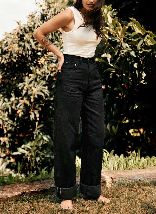 imogene willie catherine black selvage rinse