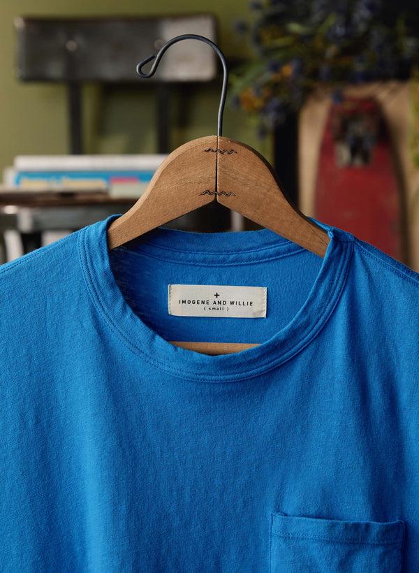 Imogene Willie Cerulean Knit Pocket Tee