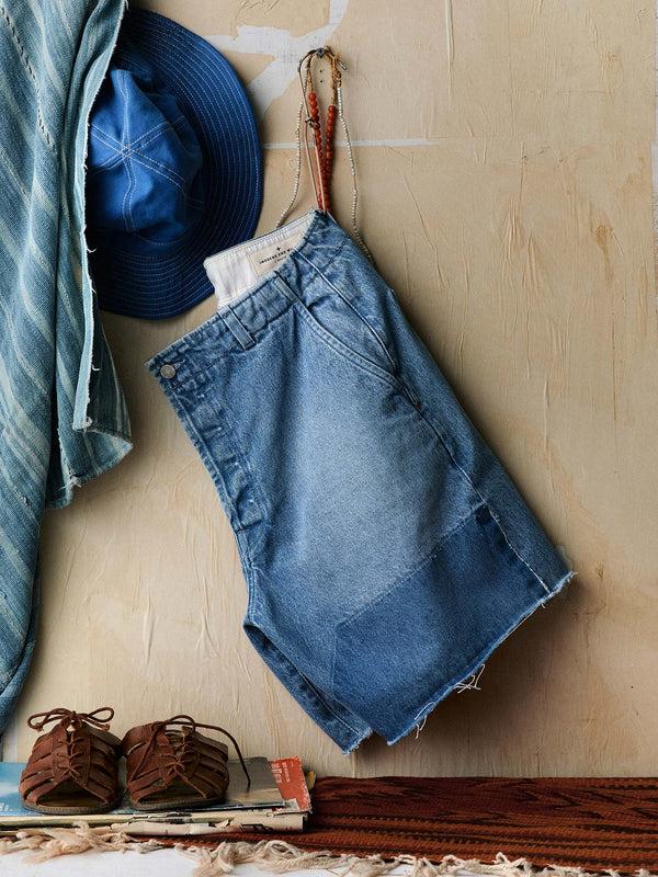 Imogene Willie Clarke Washed Denim Cutoff Short