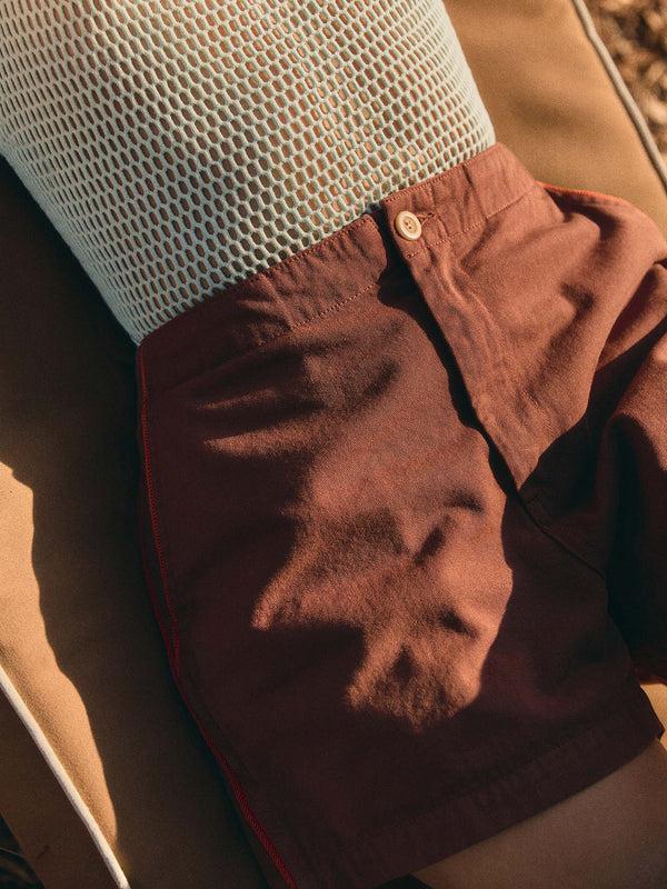 Imogene Willie Club Short In Terracotta