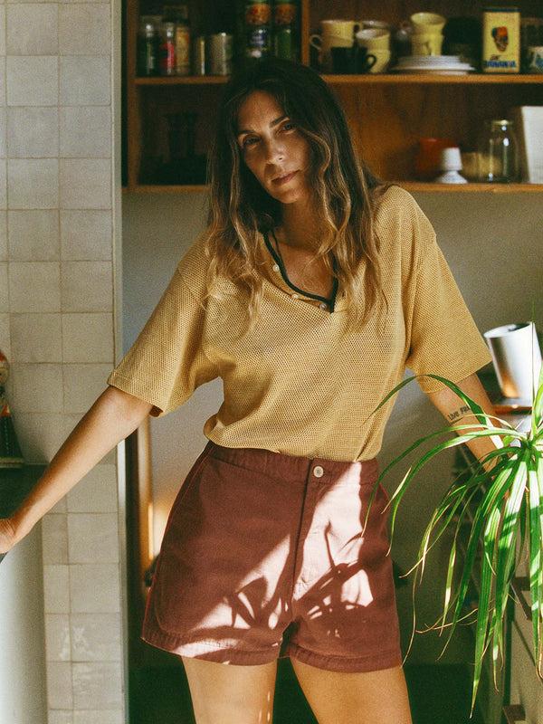 Imogene Willie Club Short In Terracotta