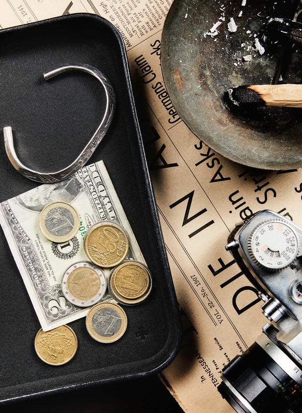 Imogene Willie Emil Erwin Black Leather Tray