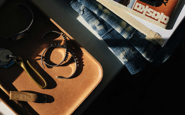 Imogene Willie Emil Erwin Natural Leather Tray