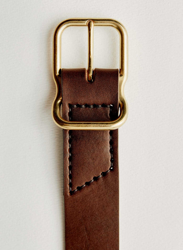 Imogene Willie Emil Erwin Signature Belt Walnut