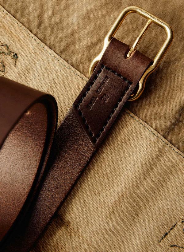 Imogene Willie Emil Erwin Signature Belt Walnut
