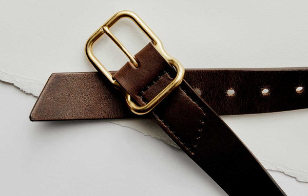 Imogene Willie Emil Erwin Signature Belt Walnut