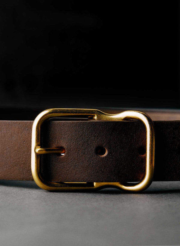 imogene willie Emil Erwin Signature Belt Walnut