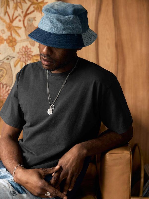 Imogene Willie Faded Black Knit Box Crew