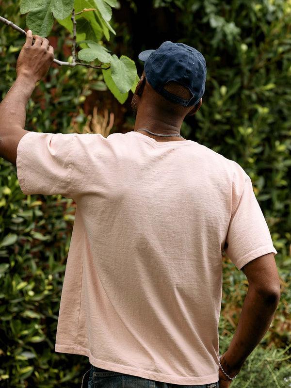 Imogene Willie Faded Pink Knit Box Crew