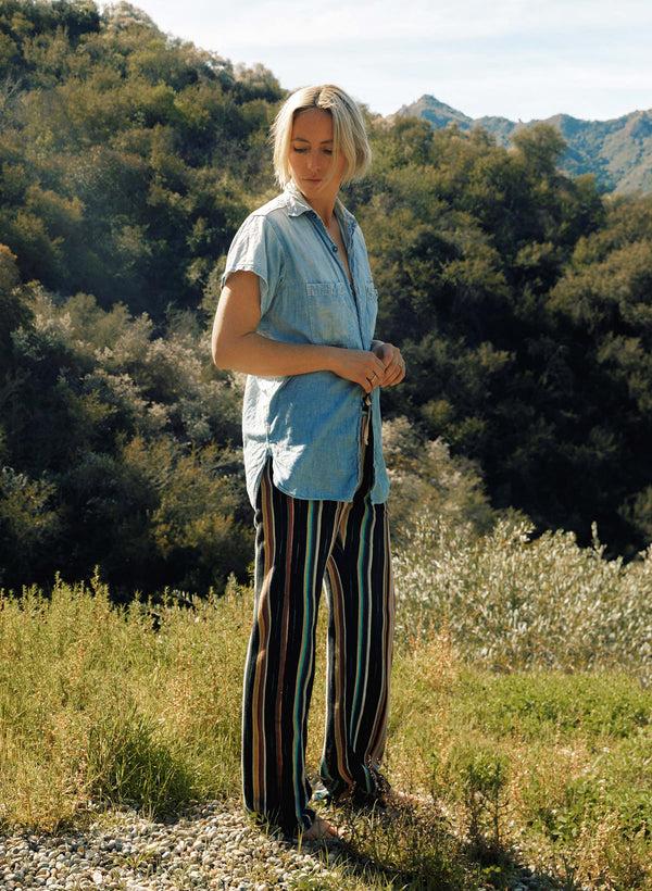 Imogene Willie Fethiye In Hand-loomed Mesa Stripe