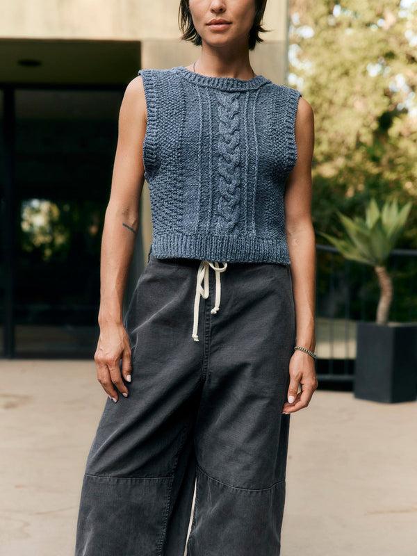 Imogene Willie Flight Pant In Faded Black