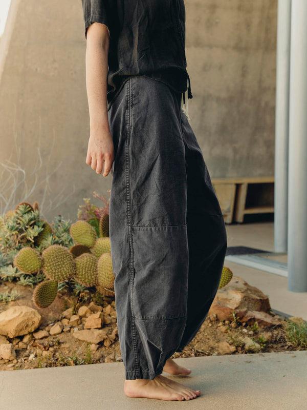 Imogene Willie Flight Pant In Faded Black