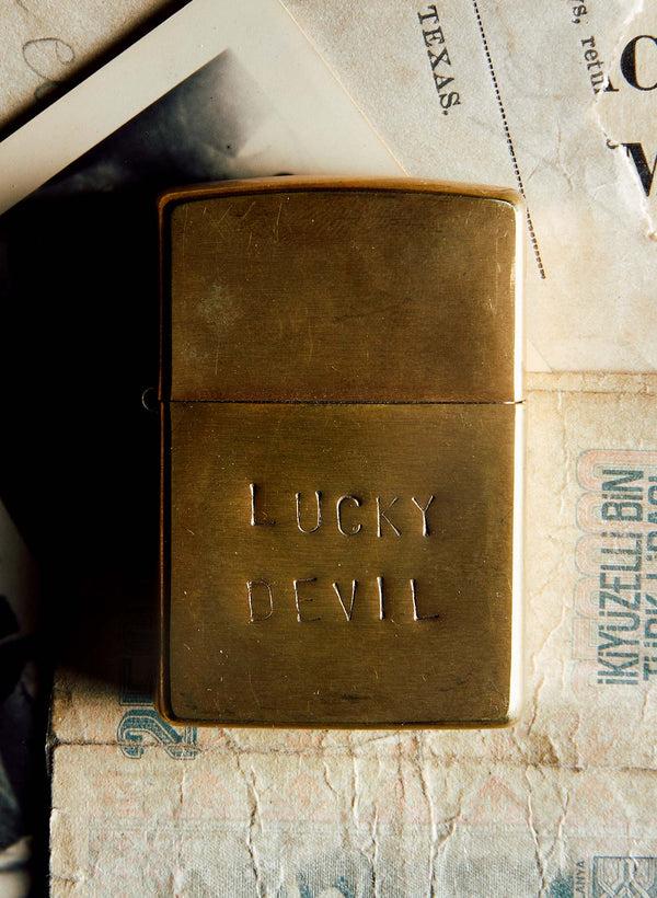Imogene Willie Hand Stamped "lucky Devil" Zippo