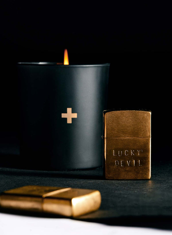 Imogene Willie Hand Stamped "lucky Devil" Zippo