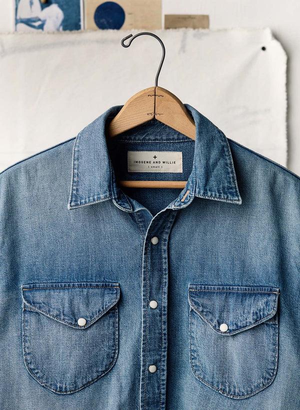 Imogene Willie Hayes Washed Pearl Snap