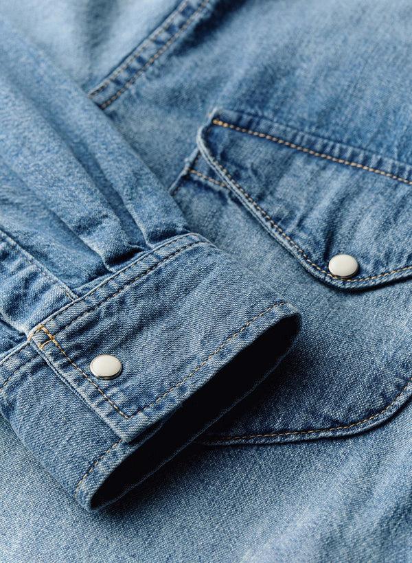 Imogene Willie Hayes Washed Pearl Snap