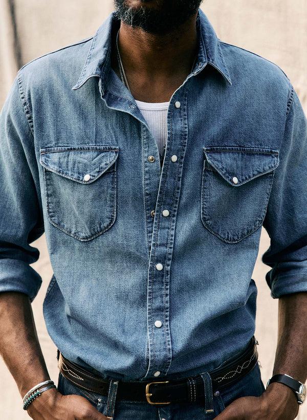 imogene willie hayes washed pearl snap