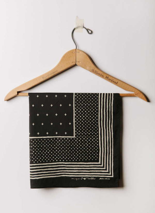Imogene Willie I+w Vintage Black Bandana V2