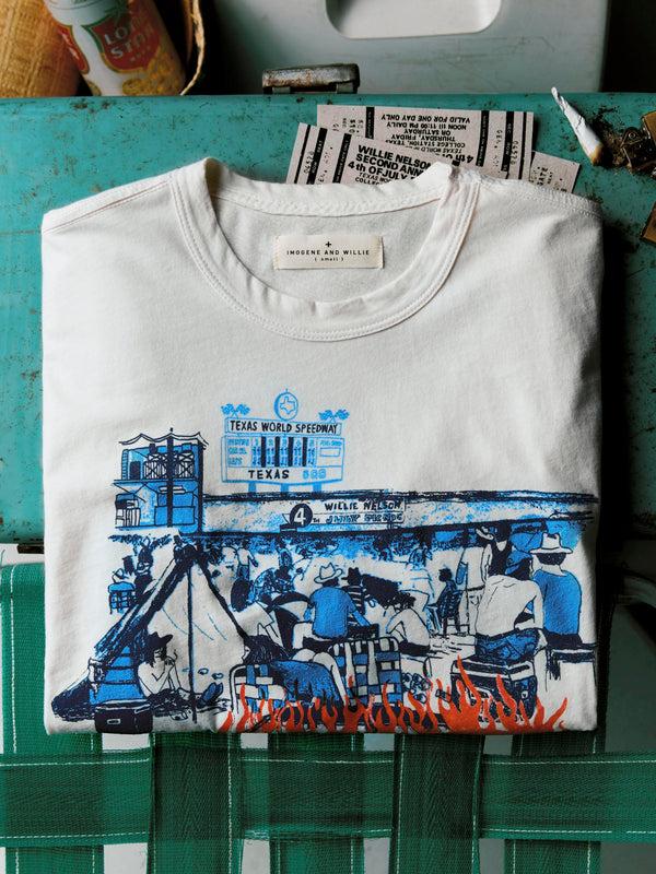 Imogene Willie I+w X Willie Nelson "picnic" Tee