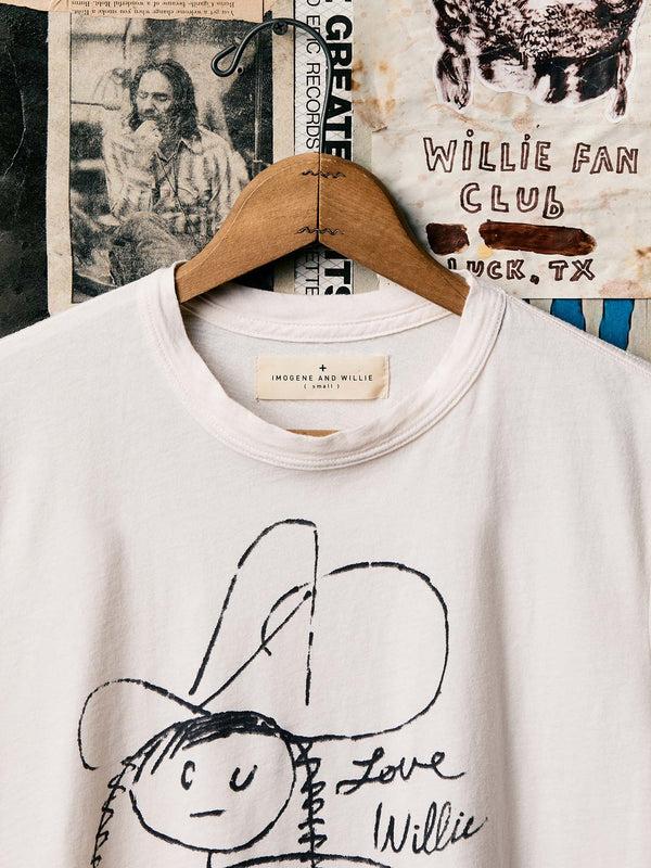 Imogene Willie I+w X Willie Nelson "signature" Tee