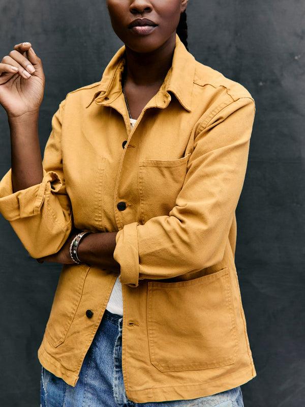 imogene willie jack jacket in amber