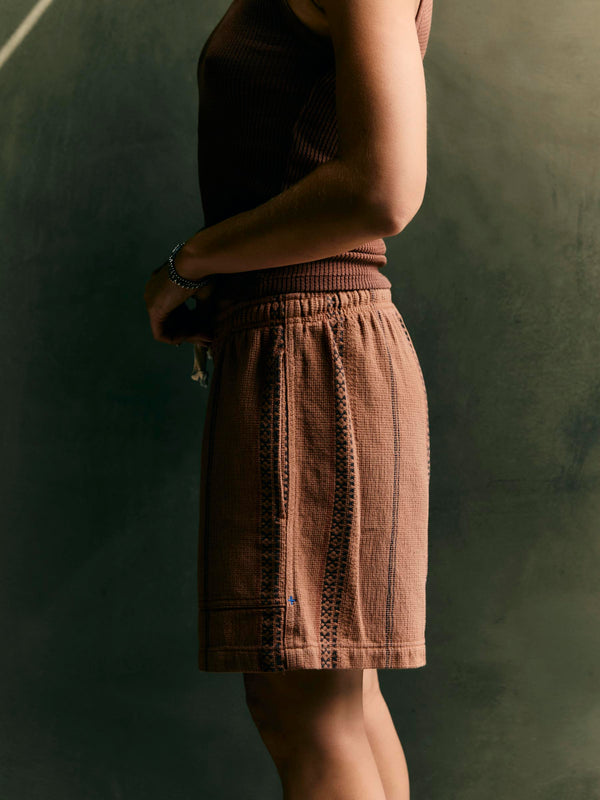 Imogene Willie Lagos Lounge Short In Brown