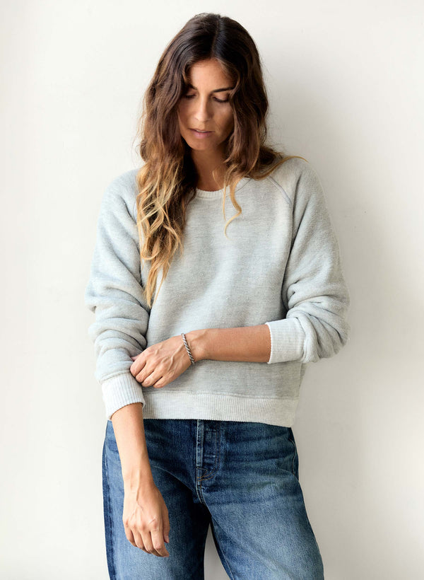 imogene willie lana raglan sweatshirt in heather