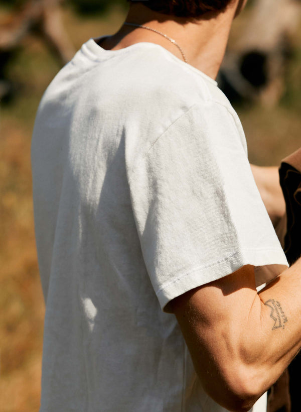 Imogene Willie Novel Knit White Crew