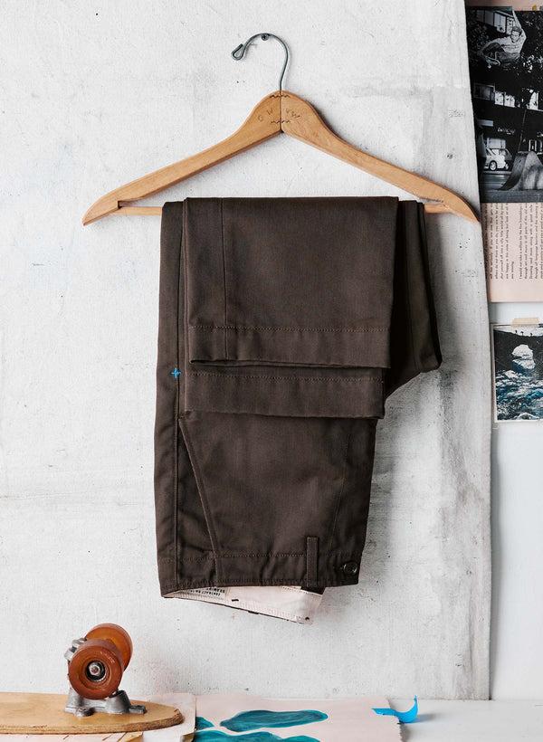 Imogene Willie Oceanside Relaxed Pant In Brown