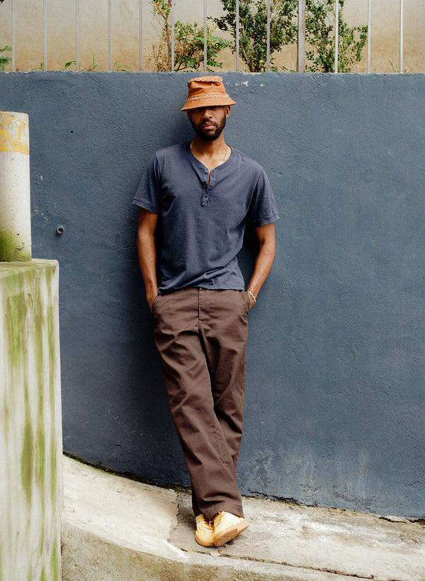 imogene willie oceanside relaxed pant in brown