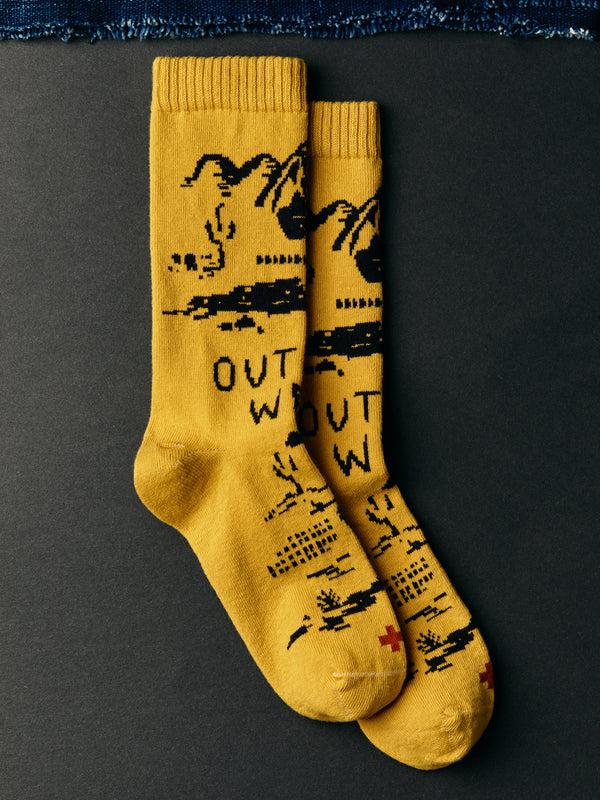 imogene willie out west sock in yellow