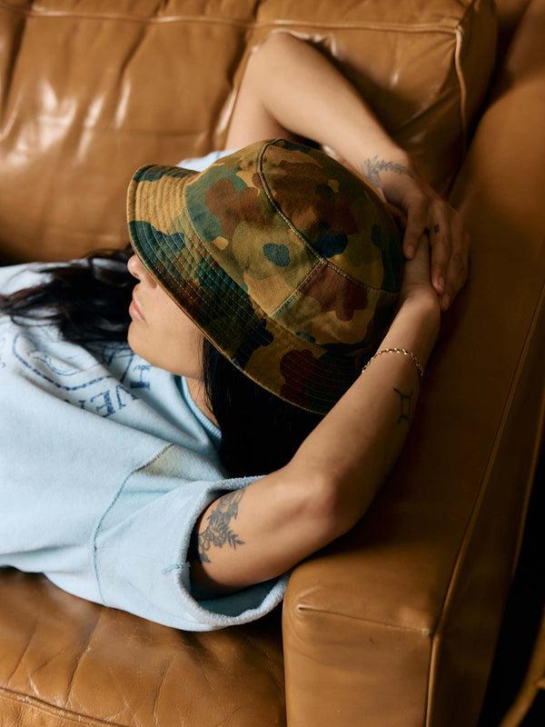 Imogene Willie Painted Camo Bucket Hat
