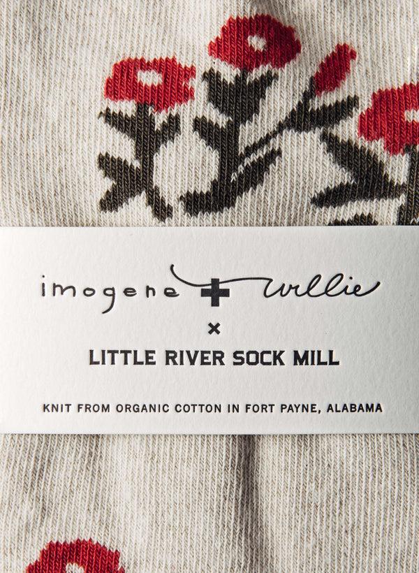 Imogene Willie Rosebud Sock In Natural